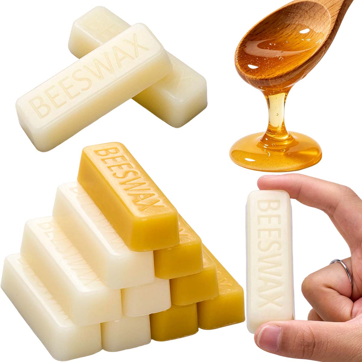 Candle Supplies Bulk - 1 шт./5 шт. Желтые и белые