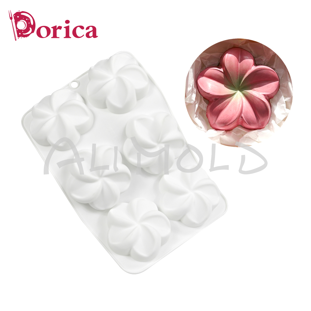Candle Supplies Eu - Силиконовая форма для цветов с 6