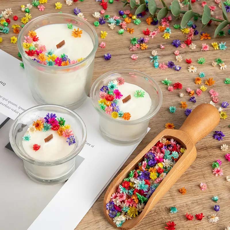 Candle Supplies Bulk - Смешанные красочные цветы для литья воска,