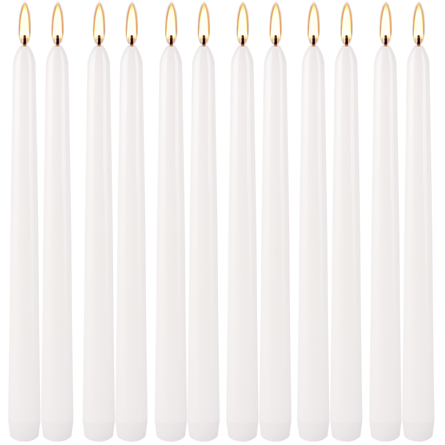 Набор из 12 белых свечей длино – обзор и цена Candle Supplies Bulk